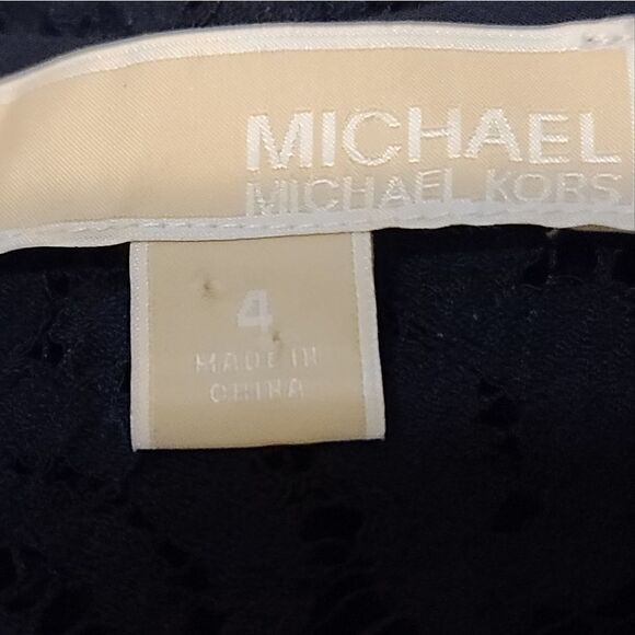 Michael Michael Kors Navy Lace Dress Size 4 - Picture 6 of 6